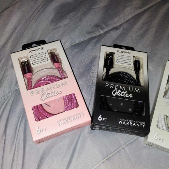 ****Price is for ALL chargers**** Powertek Premium USB to Lightning TRAVEL - Picture 3 of 8